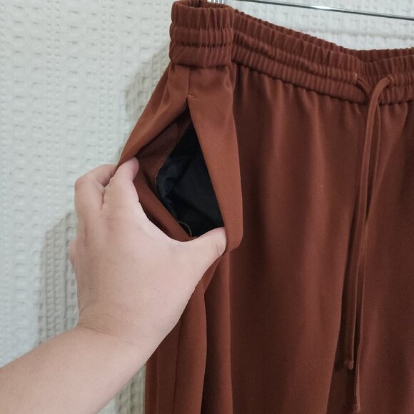 Express Midrise Brown Jogger Pants Women's Plus Size 2X - Picture 6 of 12